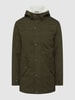 Jack & Jones Parka mit Teddyfutter Modell 'Tate' Olivgrün