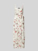 Vero Moda Maxi-jurk met bloemenprint, model 'EASY JOY' Beige