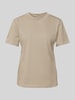 Jake*s Casual T-Shirt mit Rundhalsausschnitt Mud