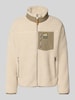Superdry Fleecejacke mit Label-Details Modell 'MOUNTAIN' Beige
