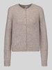 PIECES regular fit gebreid jack met wol model 'MALOU' Taupe