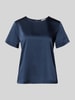 Weekend Max Mara Regular Fit T-Shirt aus Satin Modell 'WKDGILBERT' Dunkelblau
