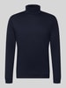 RAGMAN Regular Fit Langarmshirt mit Rollkragen Modell 'Pima' Marine