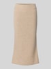 Vila Midirock mit elastischem Bund Modell 'KACHEL' Beige