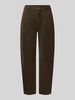 Buena Vista Barrel Fit Cordhose aus Baumwoll-Mix Schoko