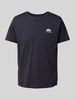 Alpha Industries T-shirt z nadrukiem z logo Ciemnoniebieski