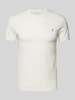 Polo Ralph Lauren T-Shirt mit Label-Stitching Sand