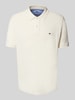 Fynch-Hatton Regular Fit Poloshirt mit Logo-Stitching Offwhite