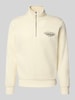 Jack & Jones Sweatshirt met opstaande kraag, model 'AKOTO' Offwhite
