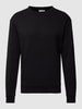 Jack & Jones Sweatshirt met ronde hals, model 'BRADLEY' Zwart