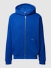 REVIEW Sweatjacke mit Kapuze Royalblau