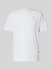 G-Star Raw T-Shirt mit Label-Stitching und Rundhalsausschnitt Weiss