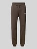 Jack & Jones Regular Fit Sweatpants mit elastischen Bund Modell 'KANE' Dunkelbraun