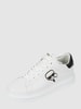 Karl Lagerfeld Lederen sneaker Wit