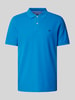 Fynch-Hatton Regular Fit Poloshirt mit Label-Stitching Royal