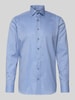 OLYMP SIGNATURE SLIM FIT Slim Fit Businesshemd mit Kentkragen Modell 'Savio' Bleu
