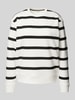 Christian Berg Woman Sweatshirt mit Rundhalsausschnitt Offwhite