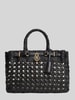 Tommy Hilfiger Handtas met echte buffelleer model 'AMERICAN ICON MINI TOTE' Zwart