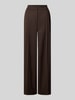 OPUS PANTS Regular Fit Gerade Hose mit Viskose-Anteil Modell 'Moira Bloom' Dunkelbraun