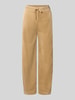 OPUS Barrel Jeans mit Tunnelzug Modell 'Misha barrel' Sand