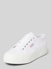 Superga Sneakers met labeldetail, model '2740 PLATFORM' Wit