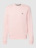 Lacoste Sweatshirt mit Label-Patch Rosa