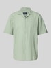 MCNEAL Regular fit vrijetijdsoverhemd met broderie anglaise Lindegroen
