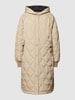 QS by s.Oliver Steppmantel mit Kapuze Modell 'Diamond' Sand
