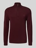 Polo Ralph Lauren Gebreide pullover met ribboorden Bordeaux