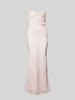 Gina Tricot Maxi-jurk met structuurmotief, model 'Floral cowl' Roze