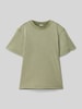s.Oliver RED LABEL Regular Fit T-Shirt aus reiner Baumwolle Oliv