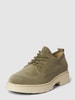 Marc O'Polo Derby schoenen met labeldetail, model 'Lars' Olijfgroen