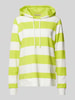 Smith and Soul Hoodie mit Streifenmuster Neon Gelb