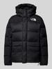 The North Face Gewatteerde parka met labelstitching Zwart