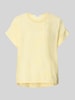 ZABAIONE Regular fit t-shirt van viscosemix model 'Anni' Lichtgeel