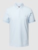 Lacoste Classic fit poloshirt met labeldetail Lichtblauw