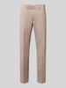 CINQUE Low Waist Business-Hose mit Bügelfalten Modell 'Cibeppio' Beige
