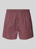 Hanro Boxershorts mit Zierknopf Bordeaux