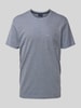 Christian Berg Men T-Shirt mit Brusttasche Jeansblau