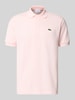 Lacoste Regular Fit Poloshirt aus reiner Baumwolle Rosa