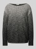 Tom Tailor Regular Fit Strickpullover aus reiner Baumwolle Anthrazit