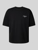 Carhartt Work In Progress T-shirt z prążkowanym okrągłym dekoltem Czarny