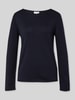 s.Oliver RED LABEL Regular Fit Pullover aus Baumwoll-Viskose-Mix Marine