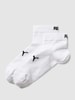 Puma Socken mit eingewebten Label-Details im 2er-Pack Modell 'Quarter' Weiss