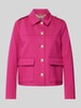 WHITE LABEL Hemdjacke mit Pattentaschen Pink