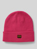 G-Star Raw Beanie mit Label-Detail Modell 'Effo' Pink