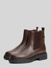 Tommy Hilfiger Chelseas aus echtem Rindsleder Dunkelbraun