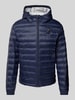 Blauer Usa Steppjacke mit Kapuze Modell 'CHARLES' Marine