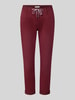 Tom Tailor Relaxed Fit Chino aus Baumwoll-Mix Bordeaux