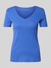 Christian Berg Woman T-Shirt mit V-Ausschnitt Blau